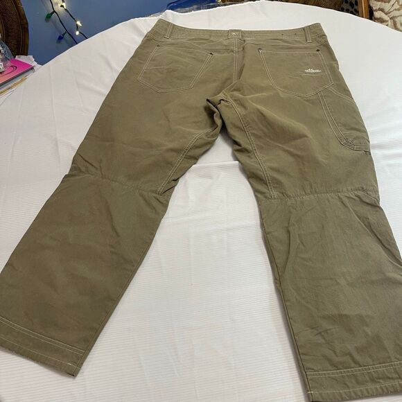 Kuhl Pants Mens 40X29 Cargo Hiking Pocket Straight Fit Dark Olive Casual Revolvr - Picture 10 of 13